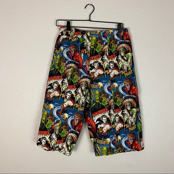 Vintage Monsters Cartoon Shorts - Picture 2 of 5